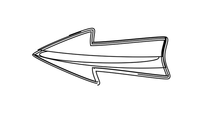 Left Arrow - The effect of the fireman appearance of the picture