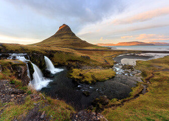krikjufell at sunset