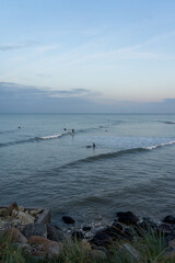 Surfing small and cold waves in hanstholm