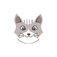 Fototapeta na wymiar cat animals logo design vector