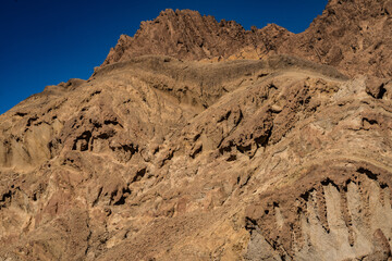 View of Chbika -  mountain oasis in western Tunisia -Tozeur governorate - Tunisia 