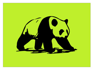 Naklejka premium Panda 