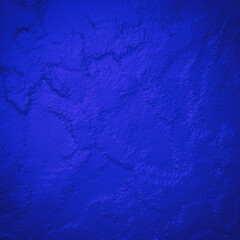 Deep blue wall