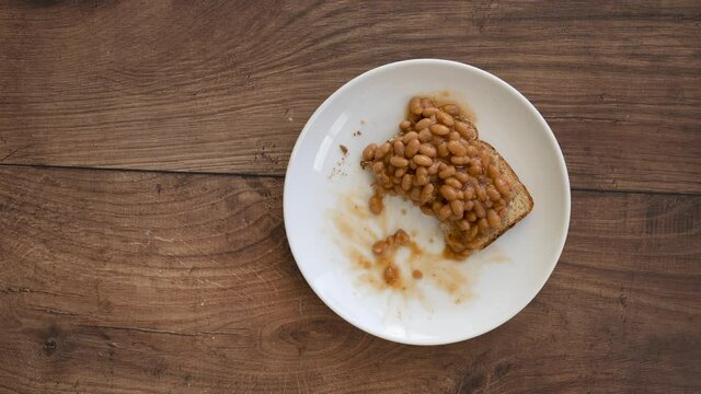 Making and Eating Beans on Toast