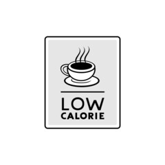 Low calorie message symbol