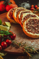 spit of meat (Esfirra de Carne)