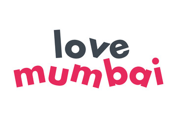 Modern, simple, vibrant typographic design of a saying 