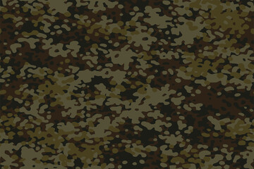 Full seamless camouflage texture skin pattern vector for military textile. Usable for Jacket Pants Shirt and Shorts. Dirty army camo masking design for hunting fabric print and wallpaper.