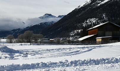 house in the mountains