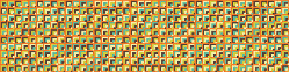 Abstract Geometric Pattern generative computational art illustration
