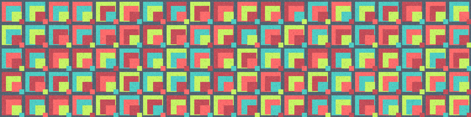 Abstract Geometric Pattern generative computational art illustration