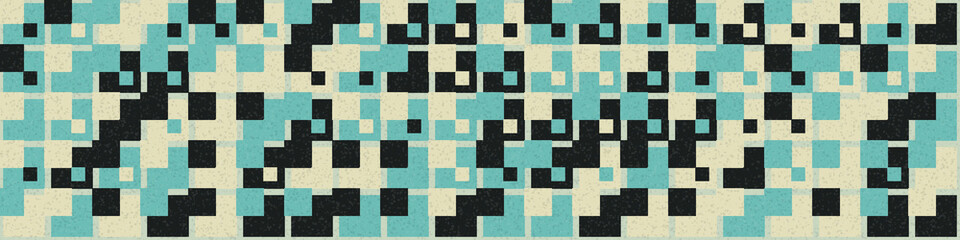 Abstract Geometric Pattern generative computational art illustration