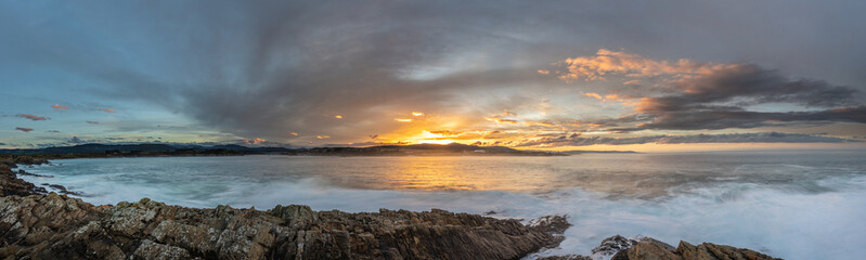 Winter sunset on the Cantabrian coast from La Punta de la Cruz!