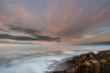 Winter sunset on the Cantabrian coast from La Punta de la Cruz!
