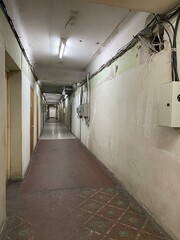 old abandoned corridor