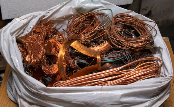Electrical copper waste, copper waste for recycling
