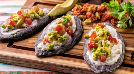 Comida típica mexicana, tlacoyo.