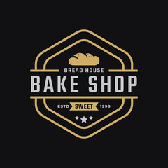Classic Vintage Retro Label Badge Emblem Bread Bakery Bake Shop Label Sticker Logo Design Inspiration