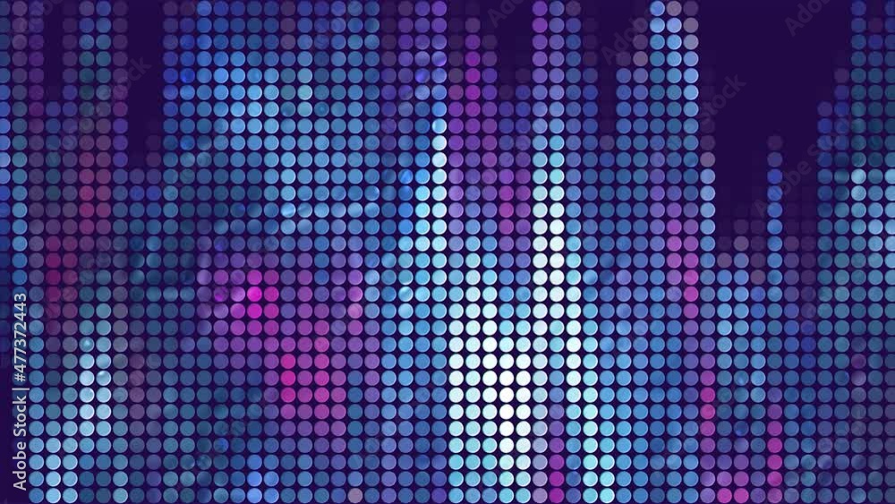 Aufkleber abstract background with wall from lamps of bright gradient light. motion. rows of moving vertically