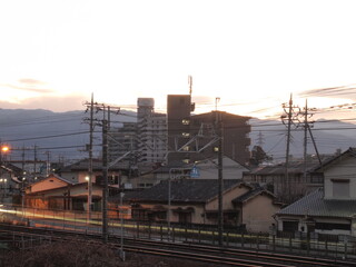 冬の日の夜明け前