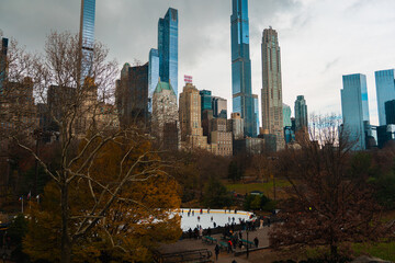 Fototapeta premium Wollman Rink in Central Park, New-York