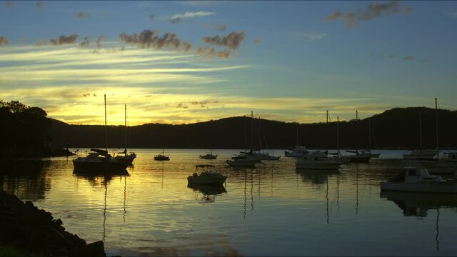 Sunrise in the harbour.