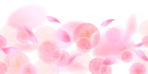 桜　春　和紙　背景