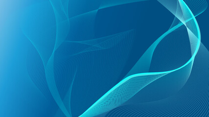 abstract wave blue background