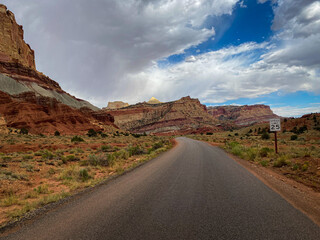 Scenic view in Capital Reef National Park