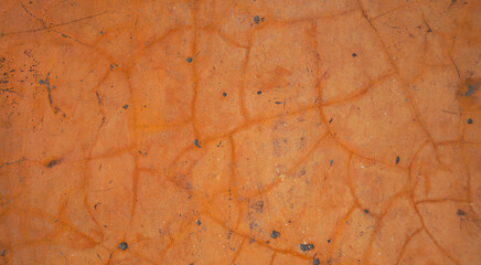 Orange fractured surface 