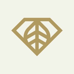 Diamond Leaf Logo Design