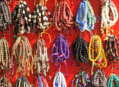 Buddhist Or Hindu Prayer Beads,scripture Stock Photo, Picture and Royalty  Free Image. Image 15339147.