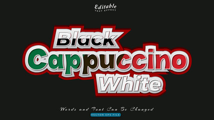 cappucino text effect