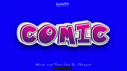 comic text effect