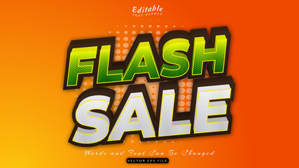 flash sale text effect
