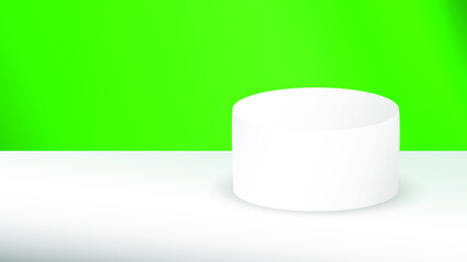 Colorful background  and green background backdrop , banner background , 3d business