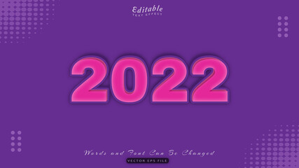 2022 text effect