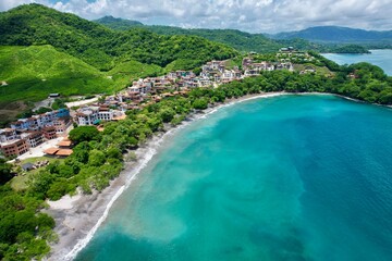 Playa Las Catalinas, Costa Rica - obrazy, fototapety, plakaty