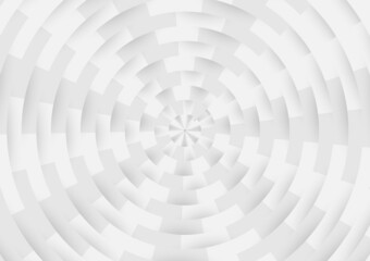 White brick wall is texture for use wallpaper. Abstract pattern stonewall background. Vector 3d circle paper grey cover modern.
