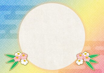 和柄　花　和風