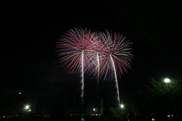 名古屋港冬花火