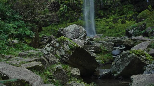 Amidaga Falls, Gifu Japan. Rockey Mountain Landscape