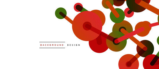 Network concept abstract background. Dots connection. Big data idea. Business template for wallpaper, banner, background or landing