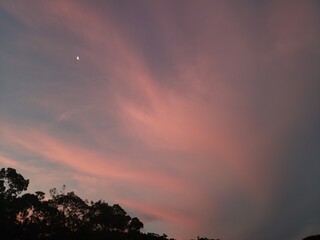 Obraz premium sunset in the mountains