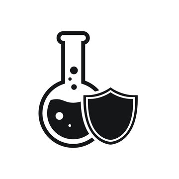 Proof chemical resistant icon design vector illustration