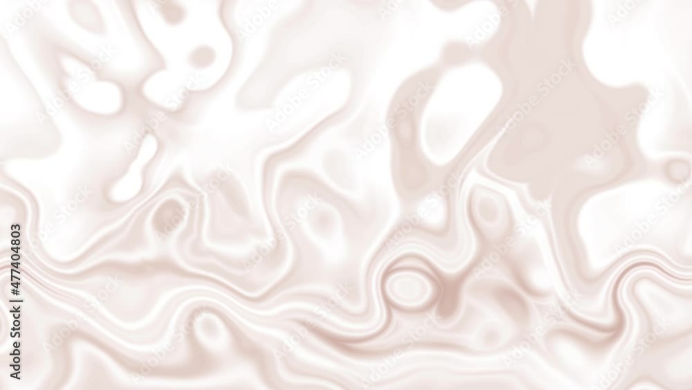 Poster white smooth glossy abstract elegant liquid animation background. seamless looping animation.
