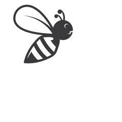 Bee vector icon illustration design