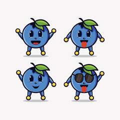 blueberry art logo design