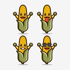 corn art logo design