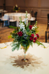 christmas table setting